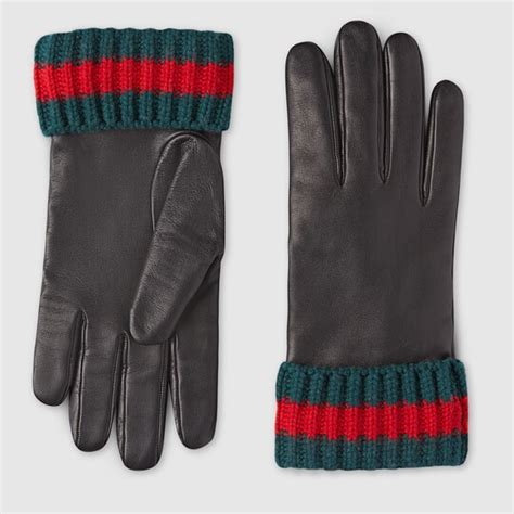 gucci men's gloves|gucci hat men black.